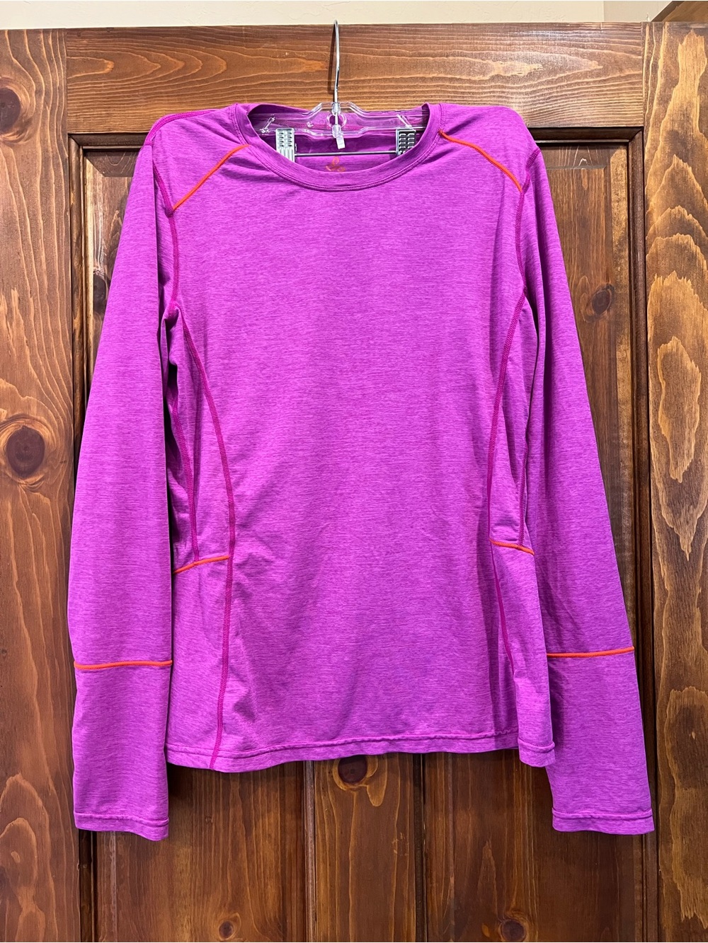 Purple Prana Long-Sleeve Athletic Shirt